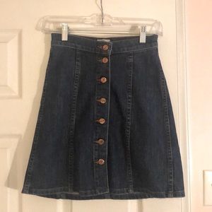 J Crew Denim Skirt Petite